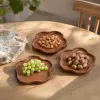 صينية على شكل بوتقة خشبية مكبّرة لوز بيرغن details Picture